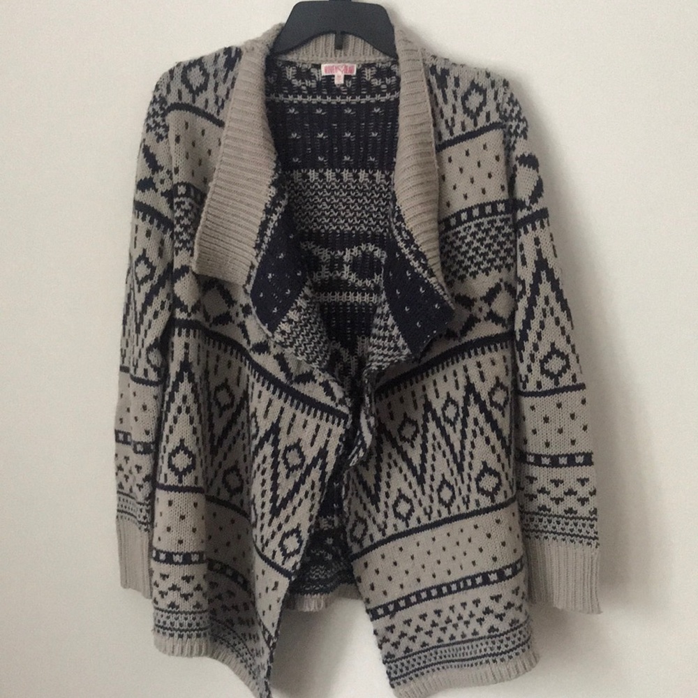 Patterned winter sweater